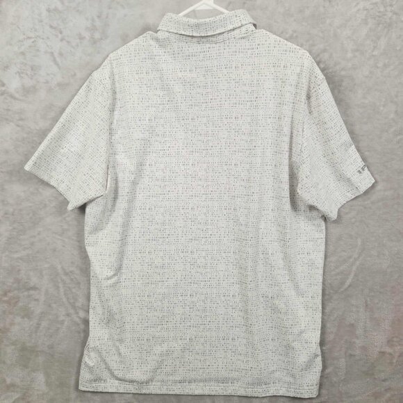 ADIDAS Ultimate 365 Power Grid Print Polo Shirt Men's Size L - Picture 2 of 13